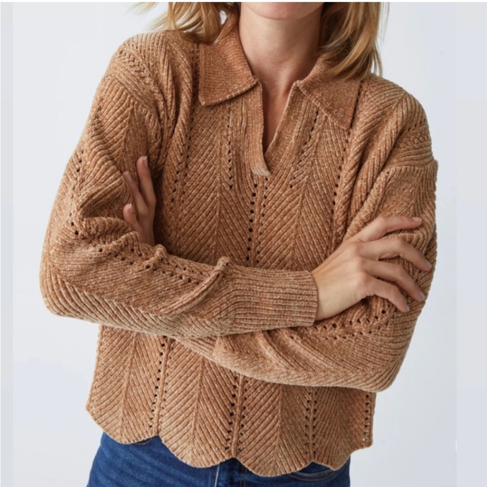 Michael Stars Famke Collared Sweater